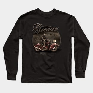 Motorcycle Greaser Long Sleeve T-Shirt